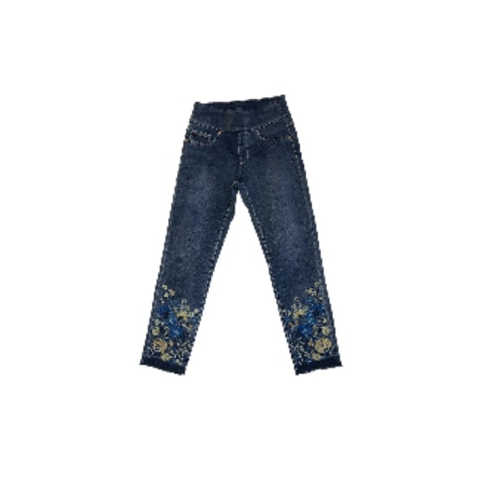 Lois Boho Embroidered Jeggings - Junior’s Size 5/6